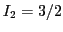 $I_2 = 3/2$